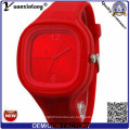 Yxl-983 nuevo silicona de moda cristal de cuarzo mujeres damas jalea reloj de silicona